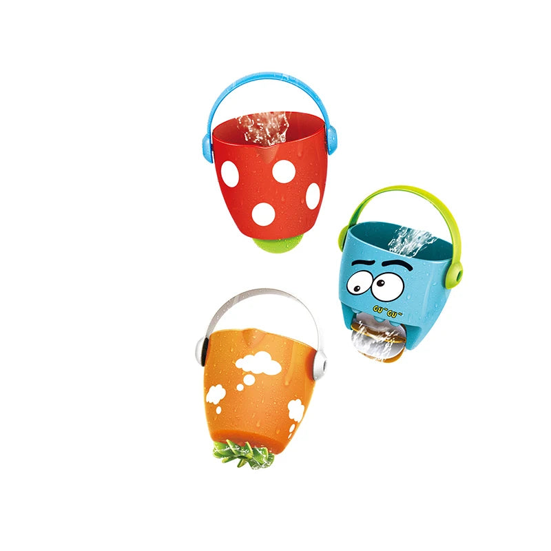 Jouets de bain de douche de bébé, baignoire de bébé, mini jouets de plage étanches E27, jeu de douche d'arrosage, cadeaux de normalisation de l'eau pour les tout-petits
