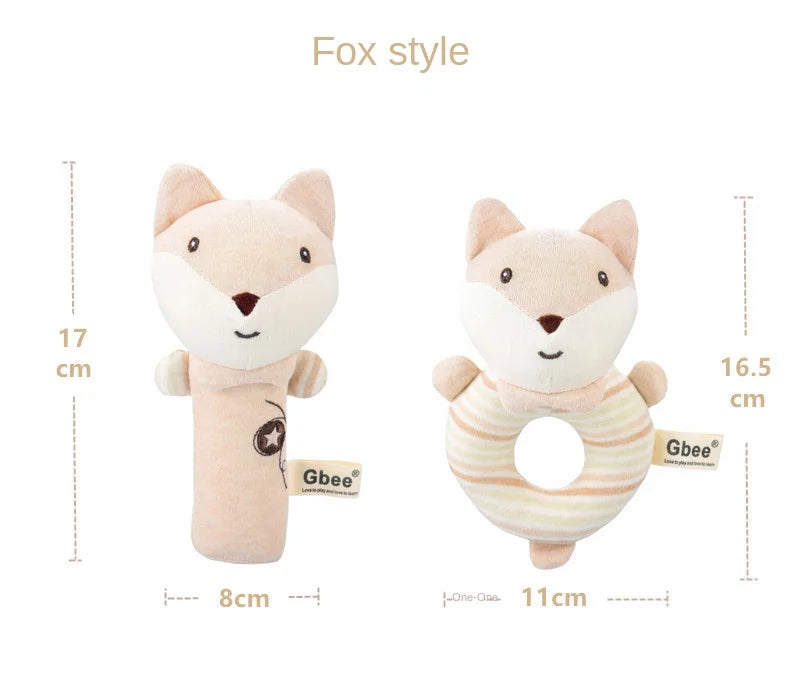Hochets pour bébé doux dessin animé mignon en peluche animaux hochets jouets enfant clochettes éducatives doux enfant en bas âge bébé confort jouets игрушки для