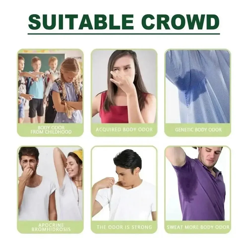 Crème anti-odeur corporelle pour les aisselles, mauvaise odeur, anti-transpiration, rafraîchissant, anti-sudorifique, arôme durable, déodorant, soins pour le corps