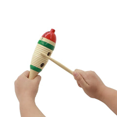 Jouet de poisson en bois Orff PerSCH, jouet musical pour tout-petits, apprentissage de la musique, cadeaux de Noël pour enfants, jouets pour bébé