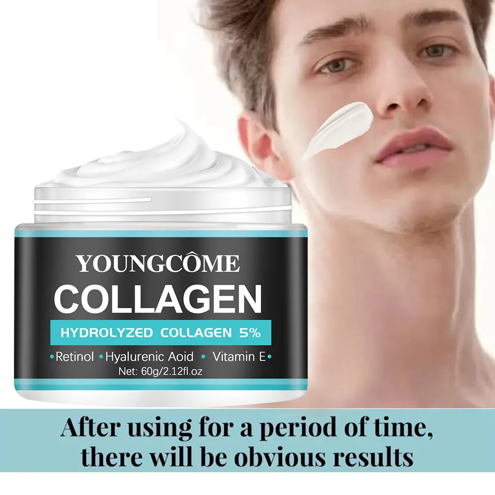 Hommes rétinol collagène rides lisses jour et nuit rétinol hydratant crème pour le visage crème hydratante raffermissante hydratante