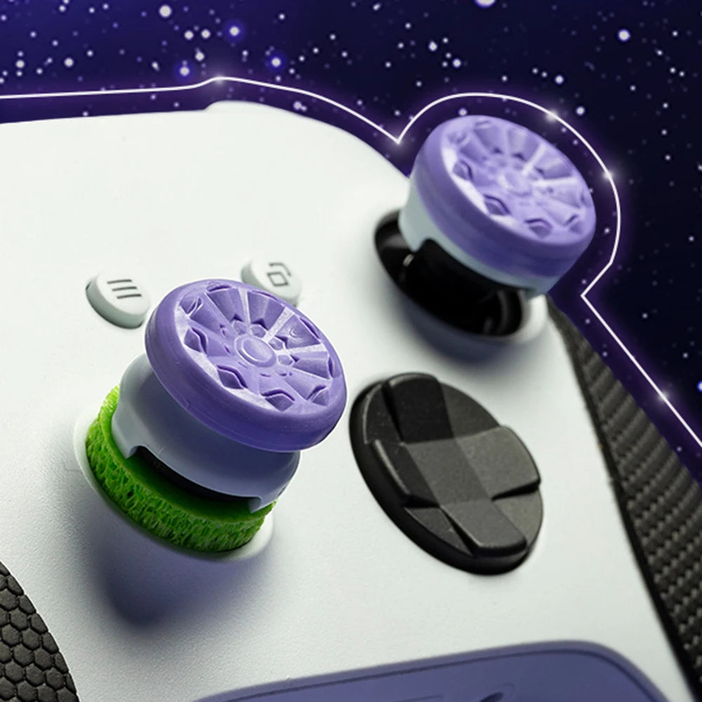 NOUVEAU 2 pièces Freek Galaxy Professional Thumbstick (violet noir et blanc) pour Xbox Series X/S Thumbstick