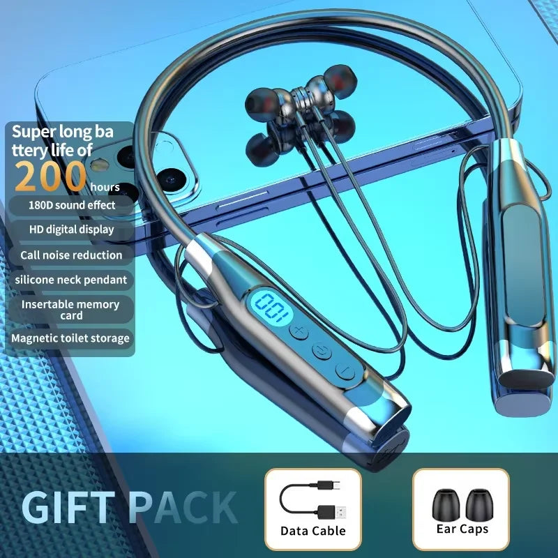 TWS Headphones Earbuds Earphones Earhook, Ecouteurs Bluetooth 5.49 sans Fil Casque Audio avec Haut-parleurs dynamiques de, avec microphone, Son stéréo immersif, 28h d'Autonomie pour Sport, entraînement, Yoga, Extérieur