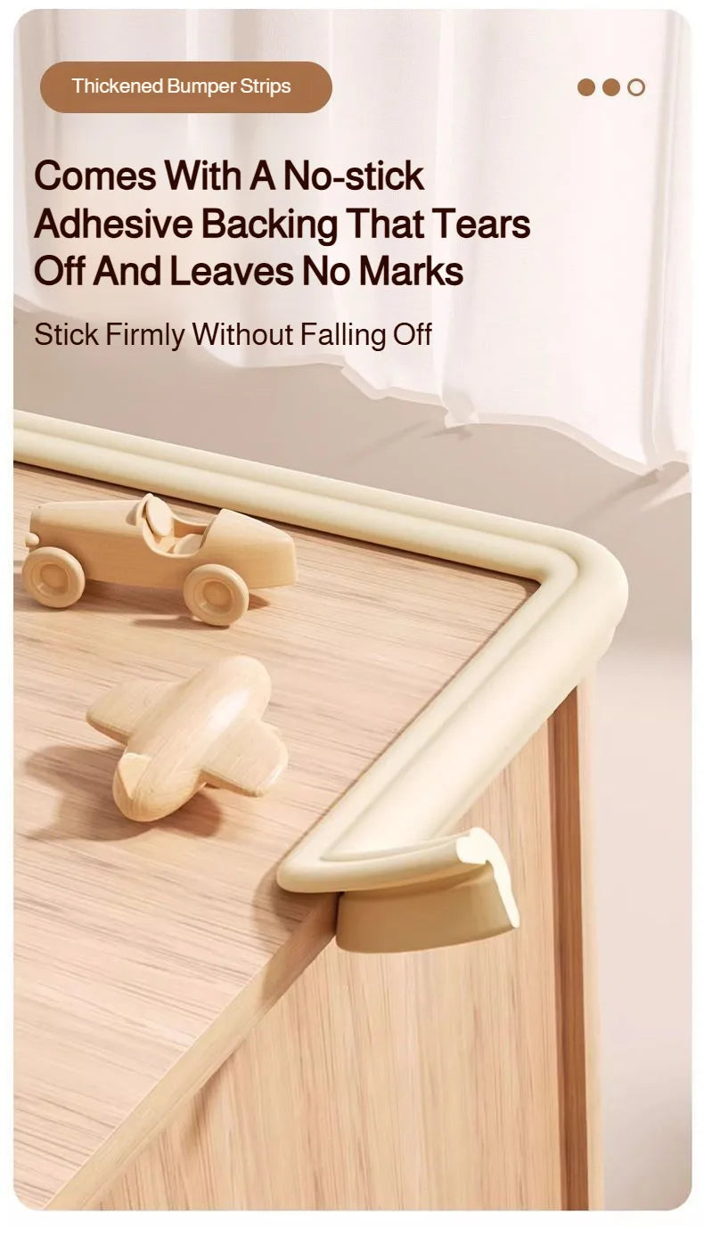 Corner Edge Protection Bumper, Baby Safety Corner Protector, Children's Furniture Corner Strip, Anti-Collision Foam Protection