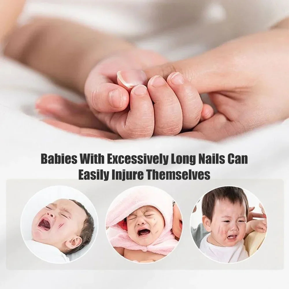 Coupe-ongles électrique 2 en 1 avec lumière LED, broyeur automatique pour bébé et adulte, Mini outils de manucure, soins des ongles