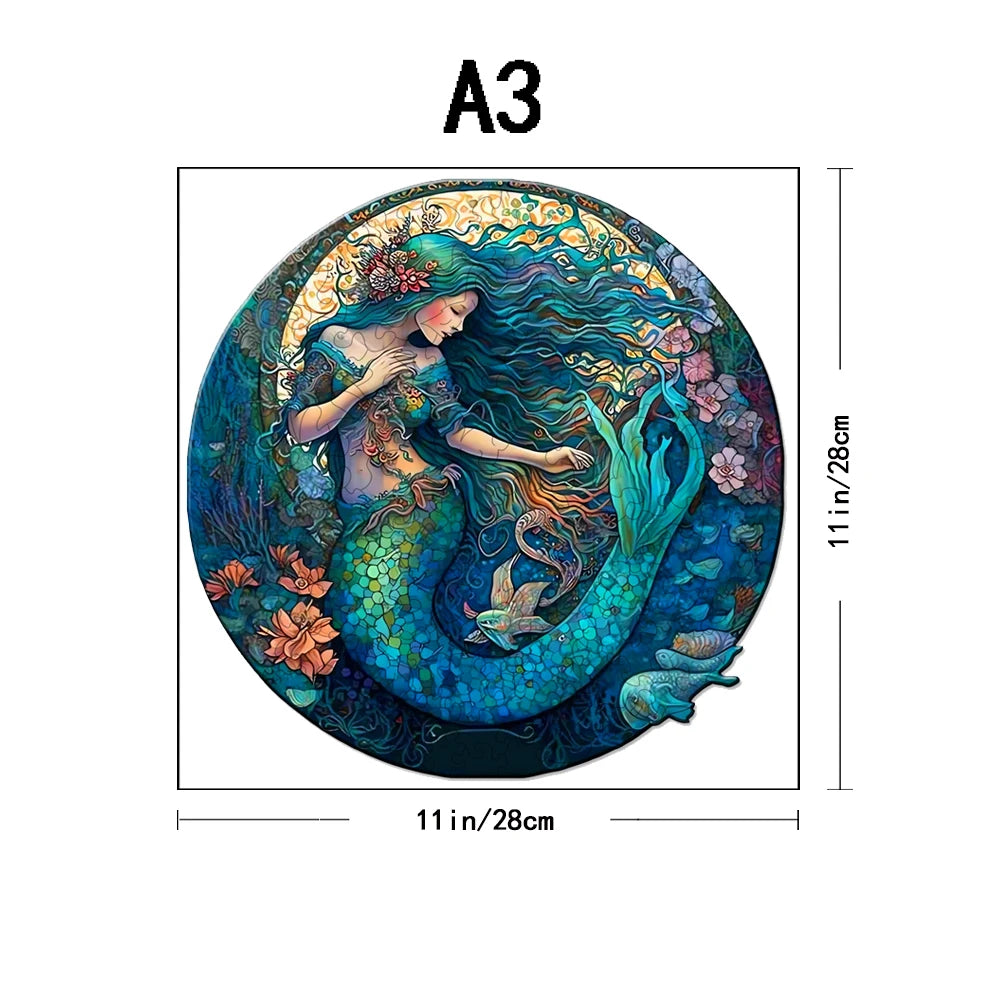 Puzzle en bois - Succulent coloré - Puzzle en bois pour adultes et enfants - Puzzle en bois animal de forme unique - Puzzle pour adultes