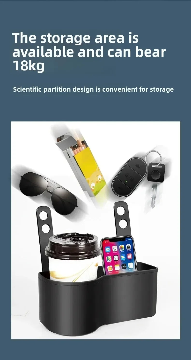Porte-gobelet de voiture, appui-tête multifonctionnel, support arrière de siège, stockage de boissons de véhicule, support de téléphone automatique, accessoires de rangement de siège de voiture