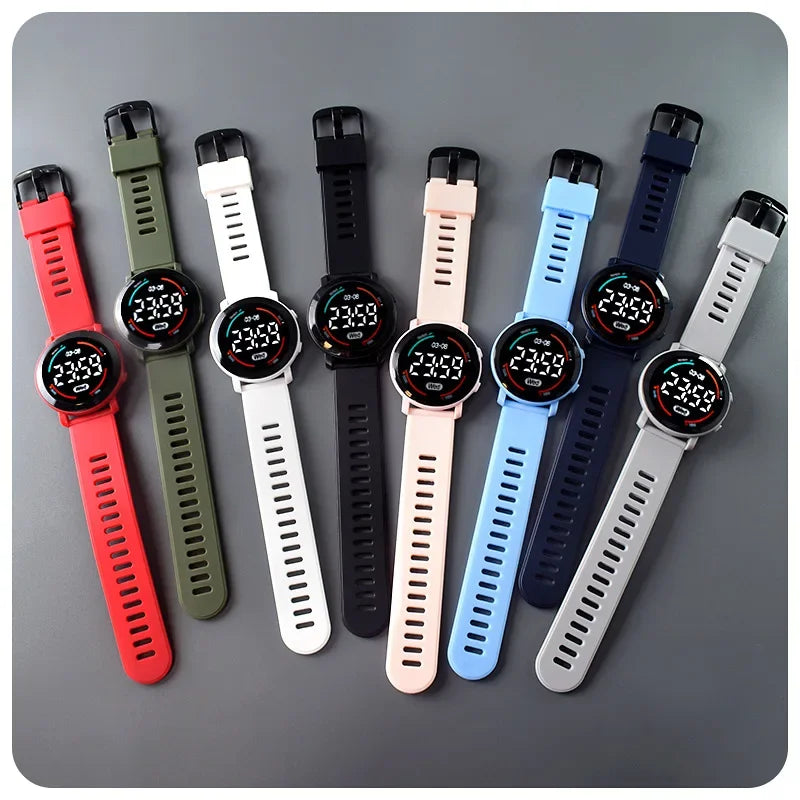 Montres pour enfants mode montres numériques pour enfants étanche Sport LED montre-bracelet électronique Simple garçons filles étudiant horloge