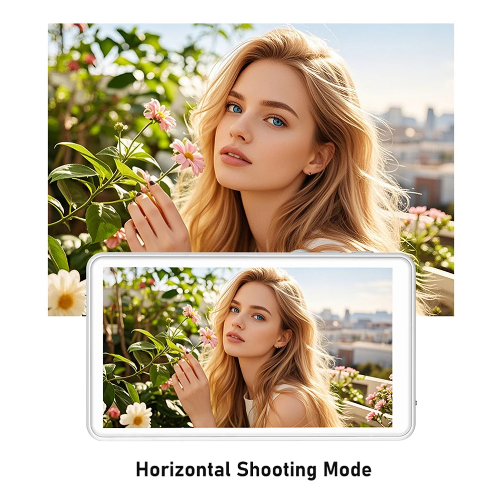 Smartphone moniteur magnétique écran projecteur téléphone caméra arrière Selfie pour Vlog enregistrement vidéo en direct pour Android iPhone