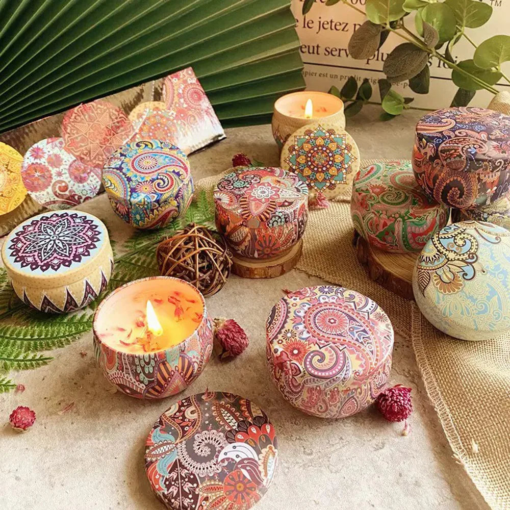 Bougies d'aromathérapie séchées sans fumée |   Utilisé pour les baignoires et le yoga |   Cadeaux de gratitude pour Noël, anniversaires et fête des mères