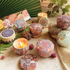 Bougies d'aromathérapie séchées sans fumée |   Utilisé pour les baignoires et le yoga |   Cadeaux de gratitude pour Noël, anniversaires et fête des mères