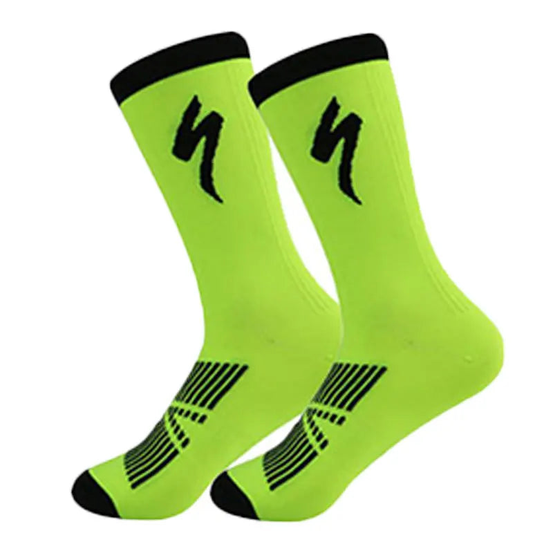 1 paire de chaussettes de sport antidérapantes, respirantes et absorbant la sueur, pour fitness, course à pied, basket-ball, football