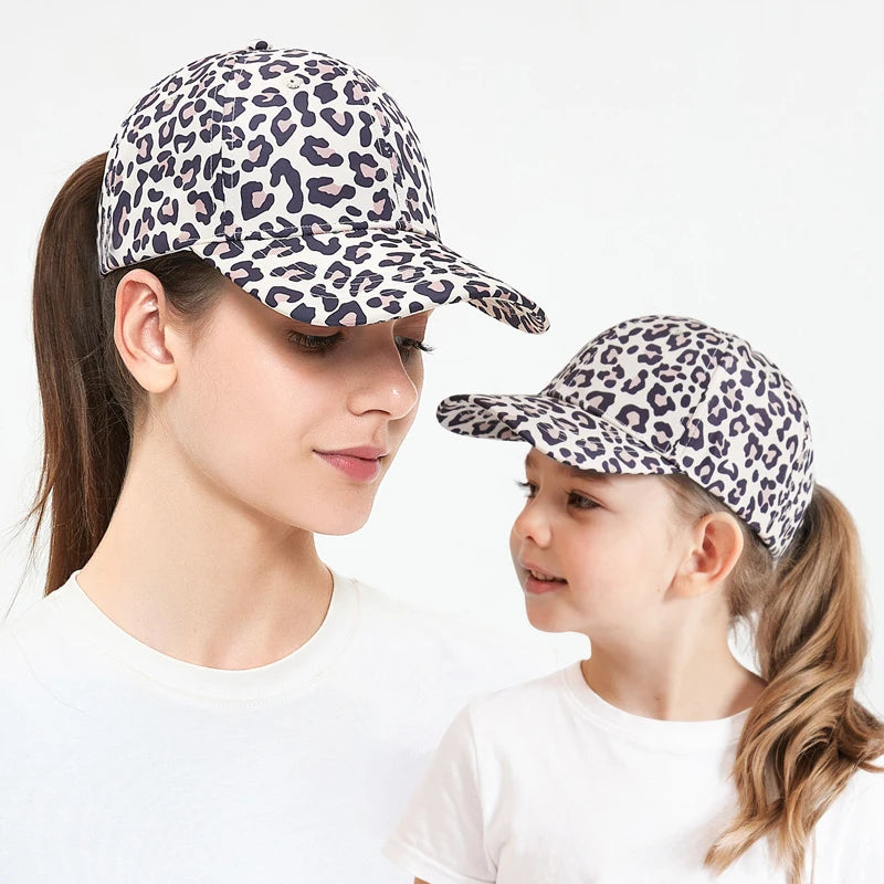 Casquettes de Baseball pour mère et enfant, accessoires d'été pour filles, chapeau de soleil, sport, voyage, pour enfants, réglable 53/56cm