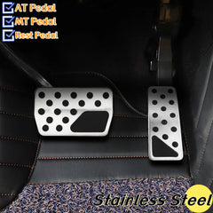 Couvercle de pédale de frein à gaz, 2 pièces, accessoires de voiture, pour Jeep Grand Cherokee Dodge Durango 2011 2012 2013 2014 2015 2016 2017 2018