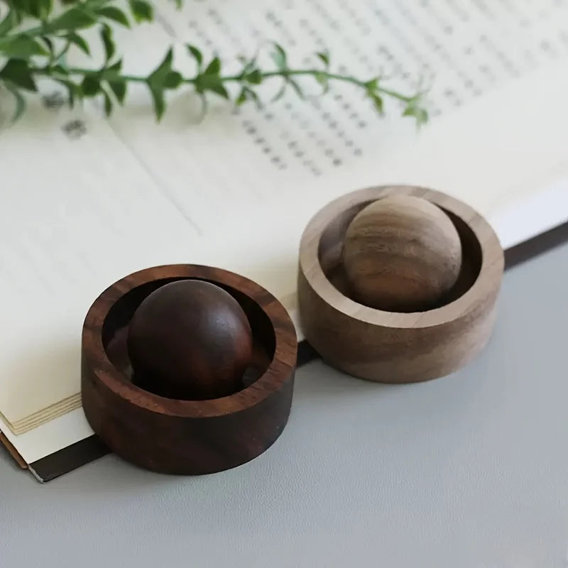 Diffuseur d'huiles essentielles de voiture en bois, ensemble rond d'huiles essentielles d'aromathérapie en bois pour maison, bureau, chambre à coucher, voiture