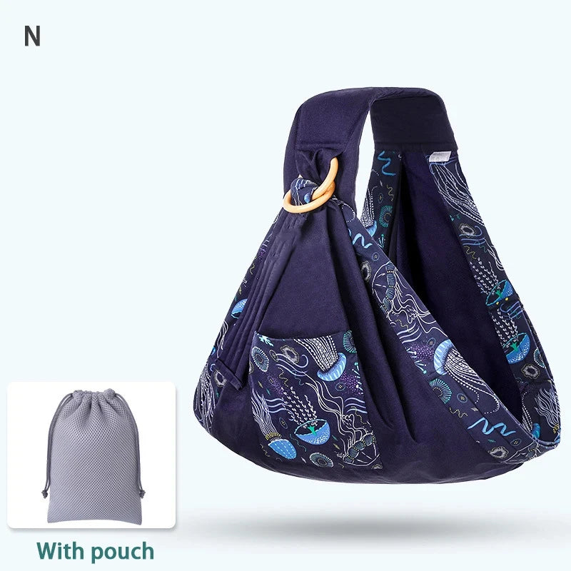 Enveloppement pour bébé, écharpe pour nouveau-né, double usage, couverture d'allaitement pour nourrissons, tissu en maille, porte-allaitement jusqu'à 130 lb (0-36M)