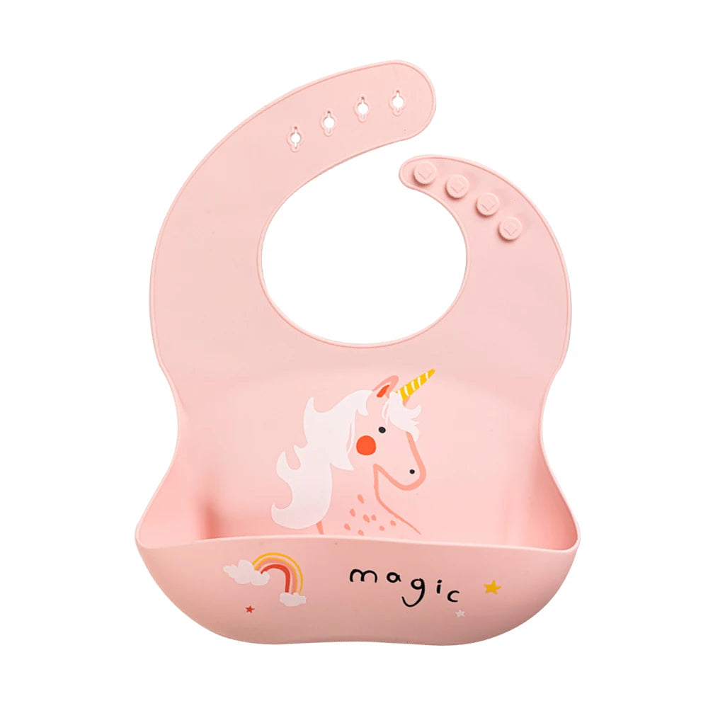 Bavoir imperméable en Silicone souple pour bébé, écharpe d'été, imprimé cerise mignon, bavoirs réglables, tissus à roter, tabliers d'alimentation pour bébé, manger pour enfants