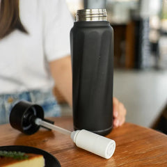 Bouteille d'eau intelligente Vita avec rappel pour boire de l'eau, bouteilles d'eau isolées sous vide sans BPA avec paille filtrante, prise Bluetooth