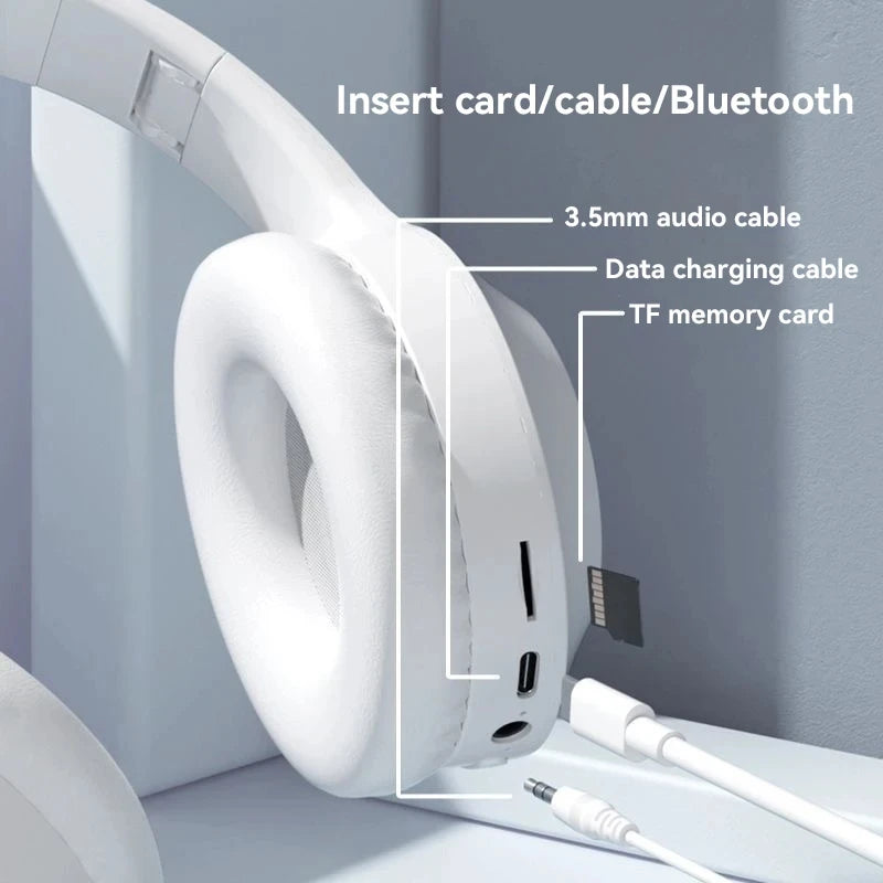 Xiaomi Bluetooth casque sans fil pliable casque sur l'oreille haute fidélité basse stéréo avec Microphone musique jeu casque
