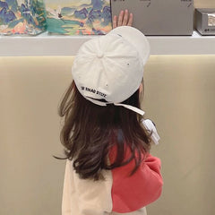 Casquette de Baseball pour enfants, chapeaux pour filles et garçons, réglables 50-54cm, protection solaire pour bébé, Hip Hop, lettre brodée, casquettes décontractées pour enfants, nouvelle collection
