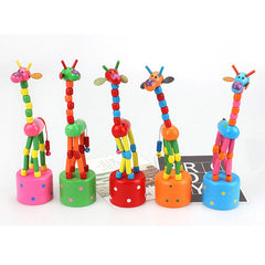 Jouets éducatifs Montessori en bois pour enfants, exercice d'apprentissage précoce, doigts de bébé, matériaux flexibles, jouet girafe, cadeaux