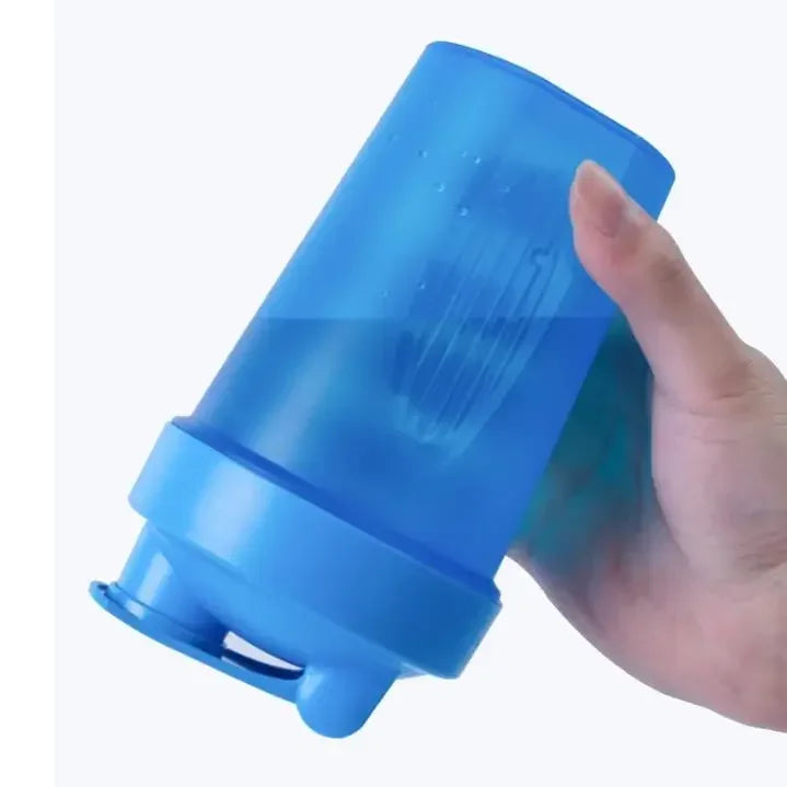 Bouteille Shaker de 600ml, bouteille en plastique Shaker de protéines de 20oz, bouteille de Fitness Portable pour les amateurs de Fitness et les athlètes