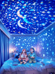 21 en 1 enfants veilleuse nébuleuse étoile projecteur Rotation 3 couleurs de lumière galaxie projecteur brancher lampe de nuit cadeaux pour femmes enfant