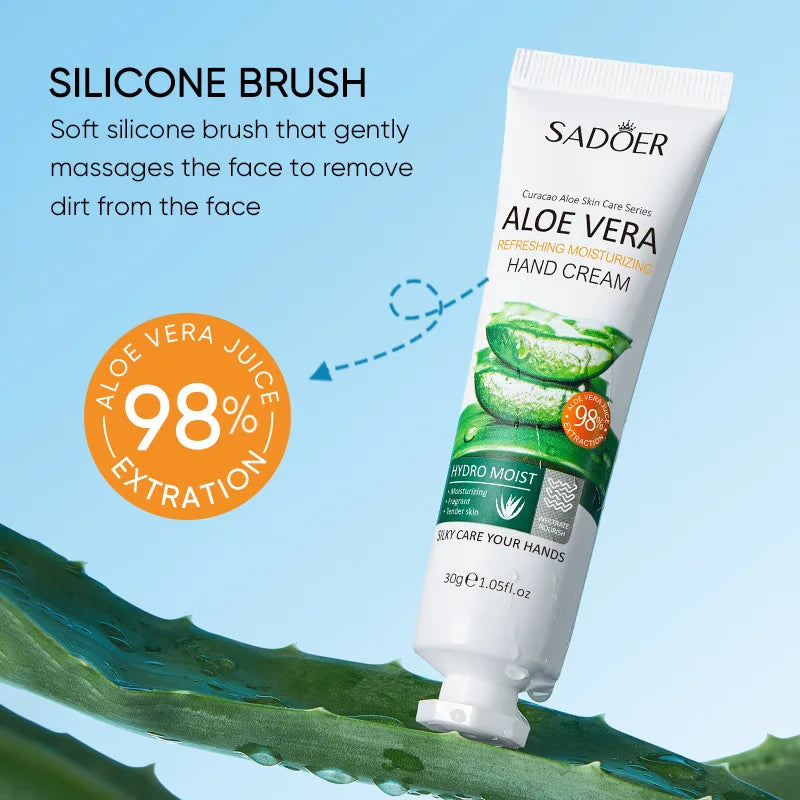 Crème pour les mains à l'aloe Vera, Lotions, sérum réparateur, nourrissant, soins pour la peau, Anti-séchéité, gerchar, Anti-vieillissement, blanchissant, 30g