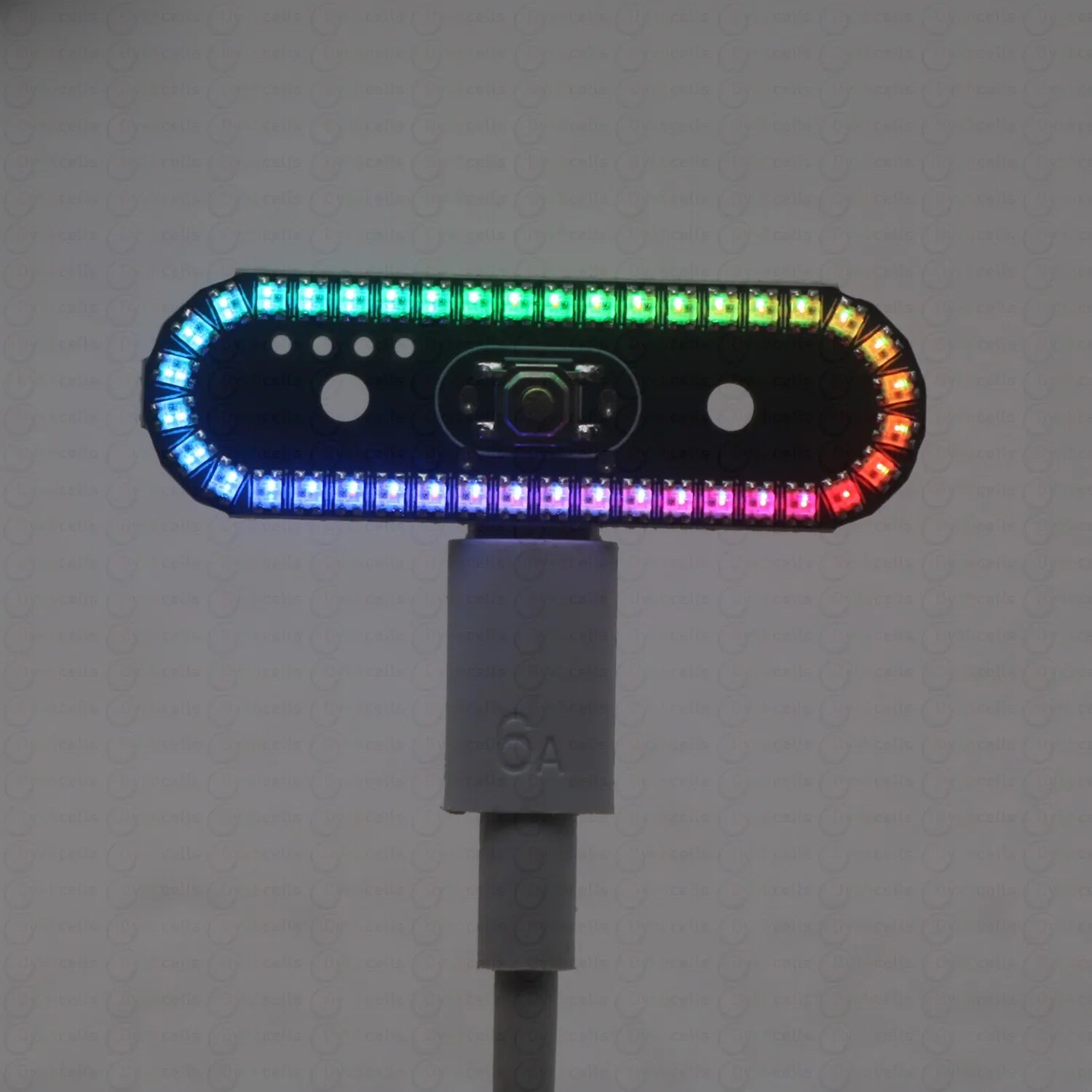 Feu arrière coloré à 8 modes, modèle de flux lumineux LED sans fil, clignotant, dégradé de respiration, lampe rotative pour véhicules RC, avion, Drone