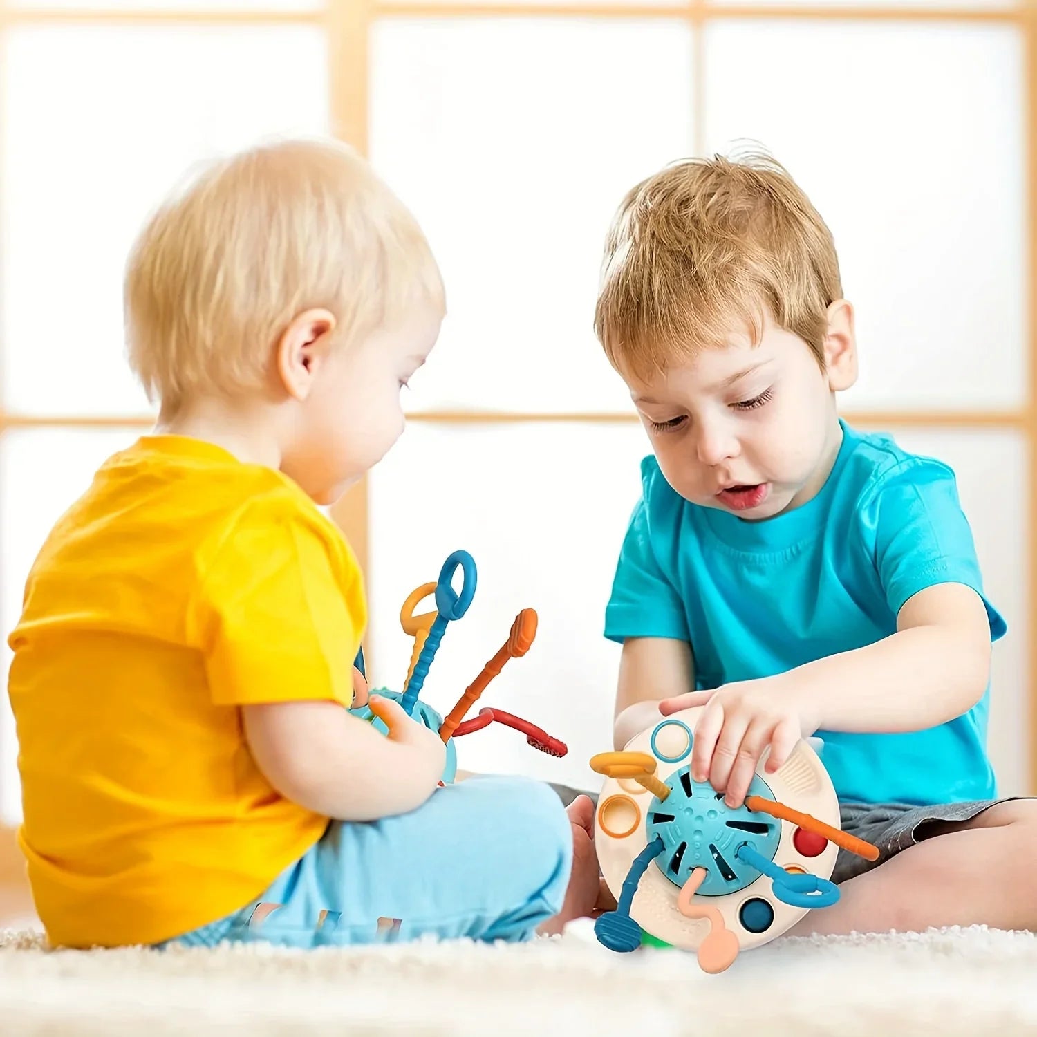 Jouets sensoriels Montessori pour tout-petits de 6 à 18 mois, jouet d'activité UFO en Silicone de qualité alimentaire, jouets de voyage Fidget