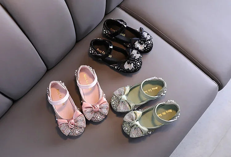 Sandales enfant en bas âge fille chaussures pour enfants perle strass brillant enfants chaussures bébé filles chaussures filles string sandales