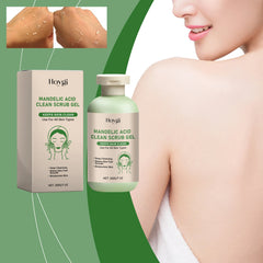 Gel de gommage corporel à l'acide mandélique, nettoyage doux des pores, exfoliant, dissolvant de peau morte, lissant, réduit la sécheresse, nettoyage en profondeur