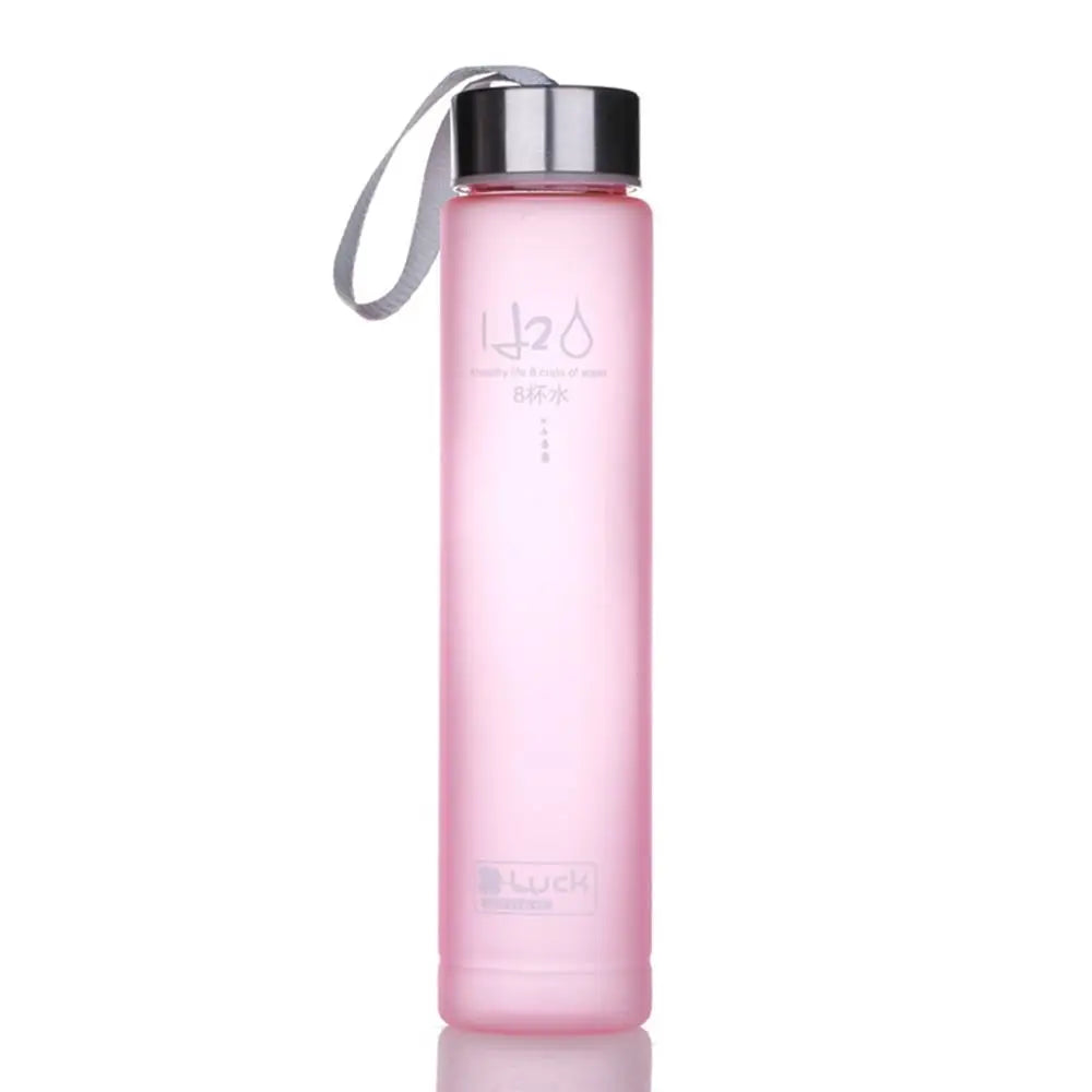 Bouteille d'eau conviviale rée en plastique pour filles et garçons, bouilloire de sport portable et étanche, 280ml