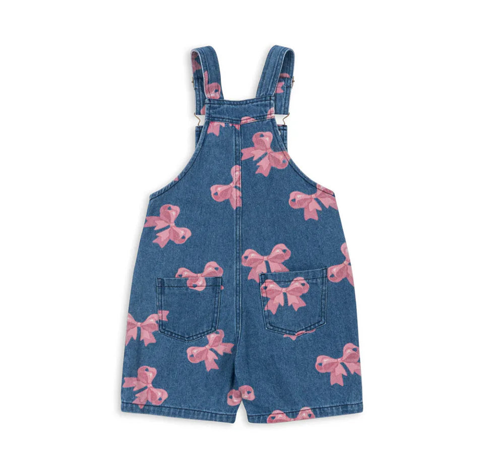 Robe imprimée mignonne pour filles, ensemble de vêtements pour tout-petits, veste à bretelles en jean, robes à enfiler en denim pour enfants, pantalons en jean combiné, marque KS, 2024