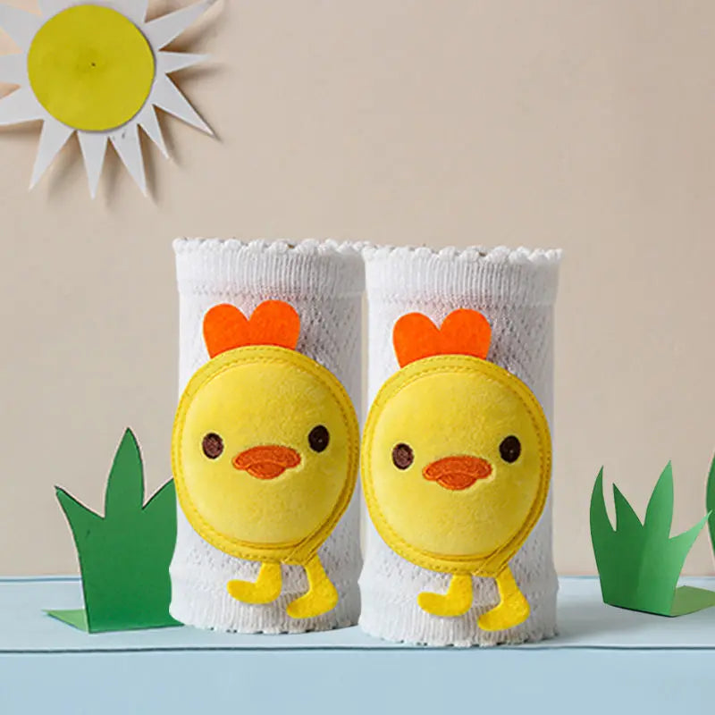 Bee Lion coton fraise jambières nourrissons genou soutien bébé genouillères enfants genou protecteur ramper coude coussin