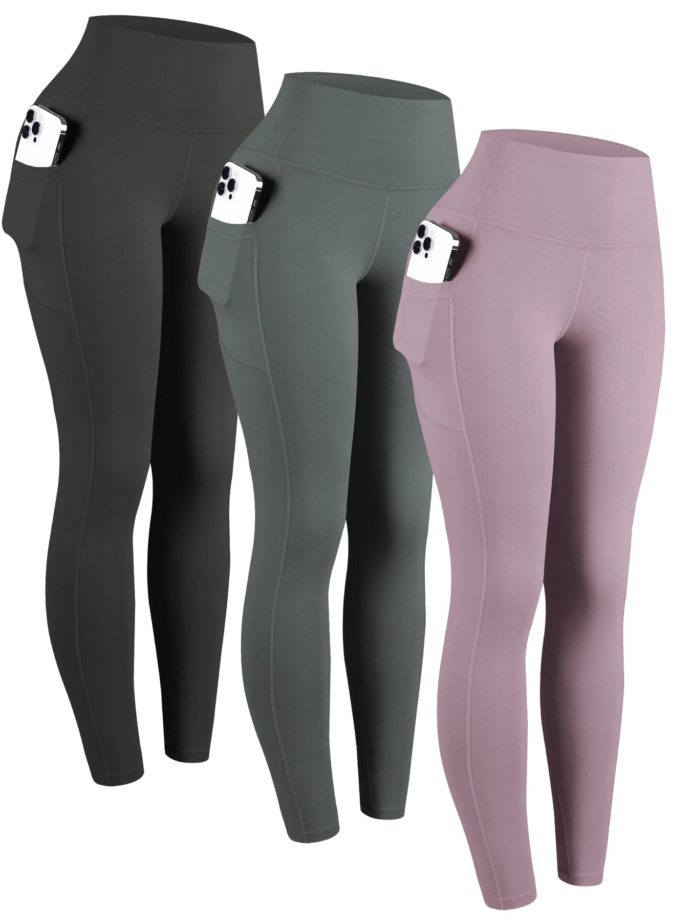 Pantalon de Yoga taille haute avec poches pour femmes, Leggings de Compression pour le sport, le Fitness, la course à pied