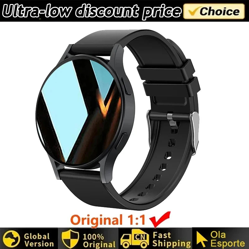 Smartwatch femmes montre 6 surveillance de la santé montre étanche Assistant vocal Bluetooth appel montre intelligente 2025 nouvelle montre de sport