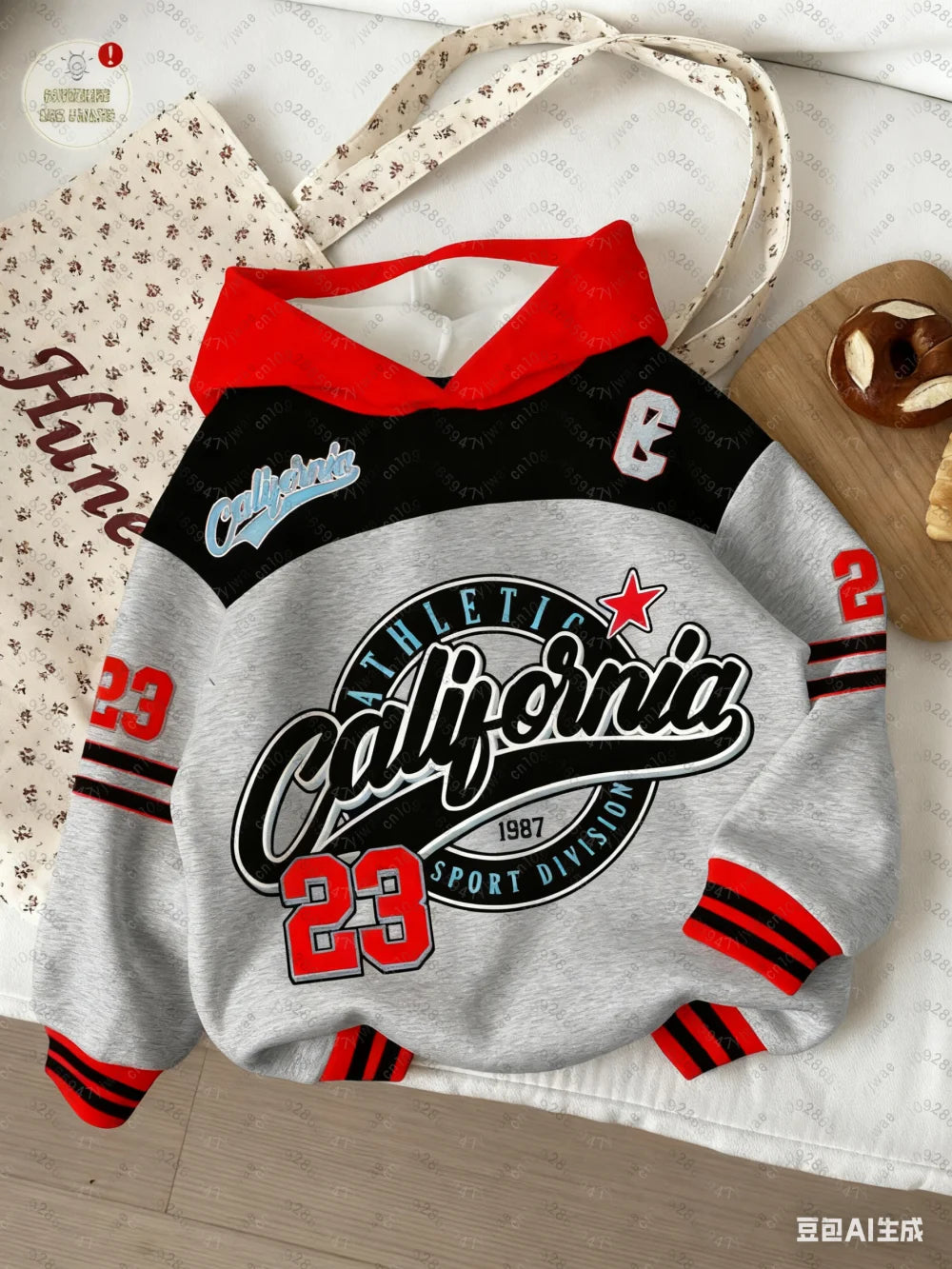 Men's and boys' long-sleeved hoodie, 3D printed, casual, cartoon design, for girls and women, autumn and winter