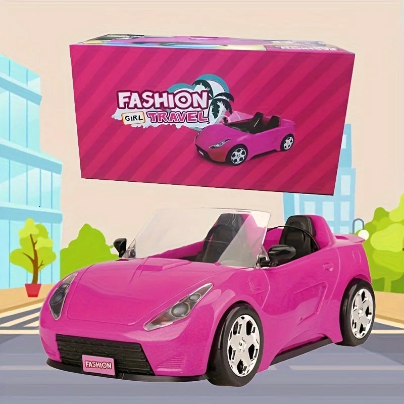 Modèle de voiture enfants jouets voiture en plein air enfants jeu maison de poupée accessoires pour 30 cm fille poupée bricolage anniversaire cadeau de noël jouet