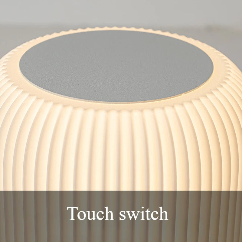 Veilleuse tactile lampe pour chambres salon Portable réglable 3 températures de couleur lampes de chevet lampes de Table rechargeables