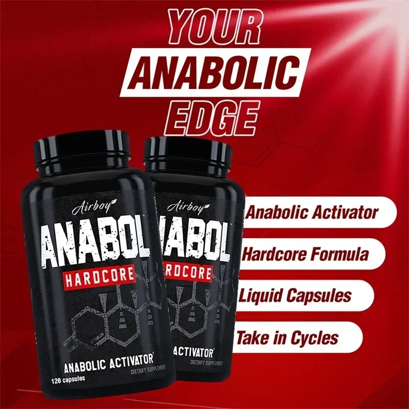 Supplément Anabol Hardcore - Suppléments de renforcement musculaire anabolique qui favorisent la synthèse musculaire et augmente la force