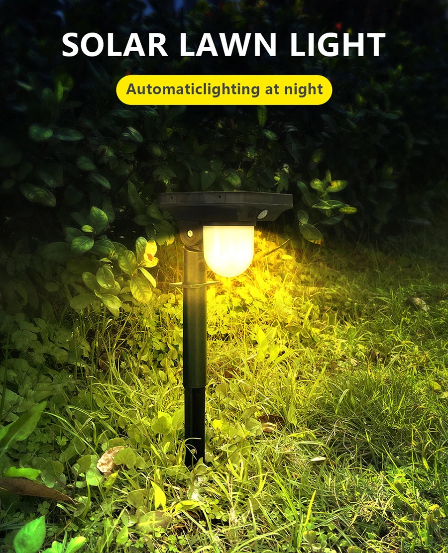 Lampes solaires extérieures jardin solaire alimenté applique étanche capteur de mouvement voie lumière paysage chemin cour arrière-cour pelouse