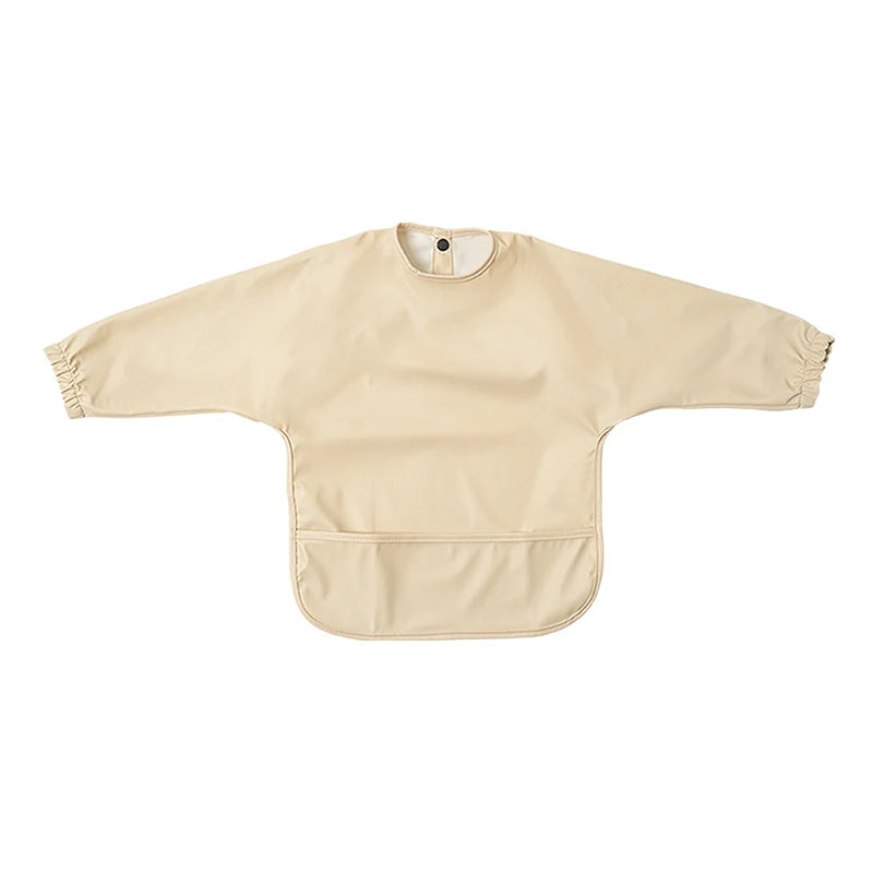 Bavoirs imperméables pour nouveau-né, bavoir blouse de peinture pour enfants à manches longues pour garçons et filles, tablier d'alimentation facile à nettoyer, articles pour bébé