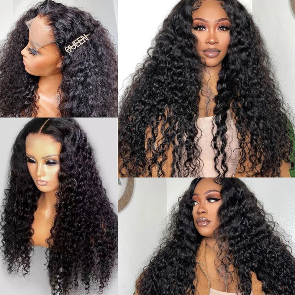 perruques cheveux humains perruque livraison 3 jours france deep waves wig perruques bouclées perruque lace frontale cheveux humain perruque brésilienne cheveux humain wig human hair
