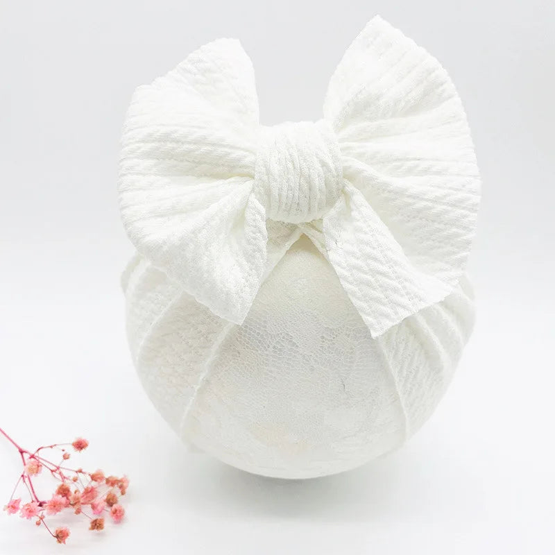 Chapeaux noués pour bébé fille, Bonnet avec nœud, Turban pour bébé, accessoires de tête pour nouveau-né, chapeau d'hiver, Bonnet chaud pour mère et enfant