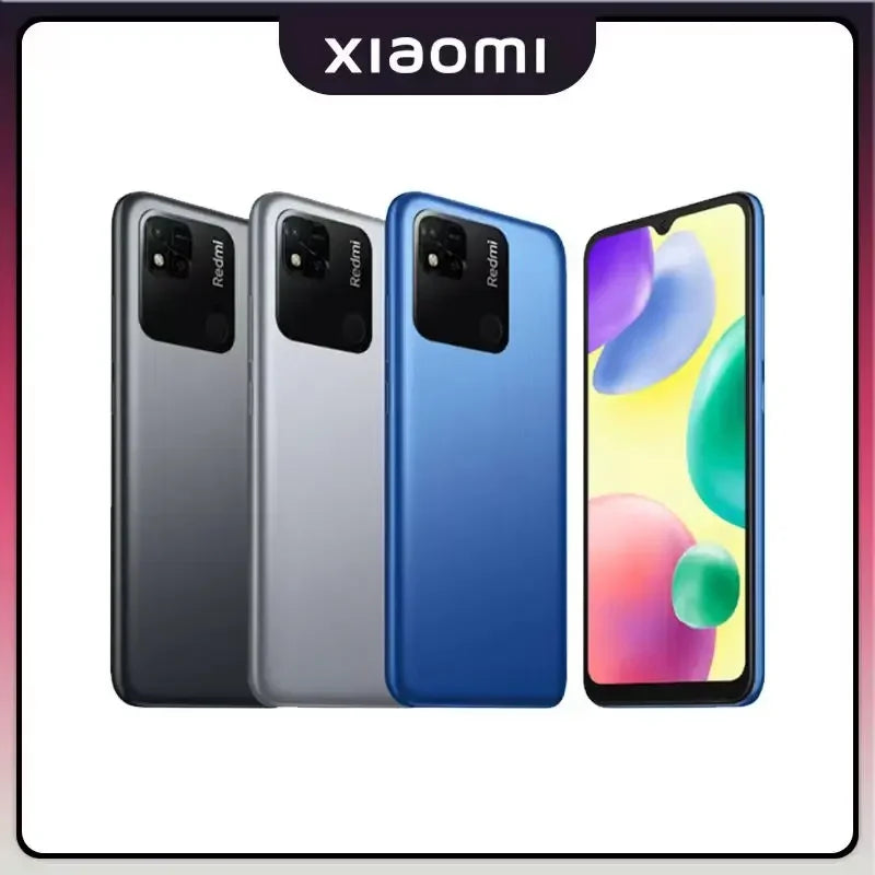 Smartphone 10A 6GB 128GB Original Xiaomi Redmi Global 6.53 'écran HD Helio G25 Octa Core 13MP empreinte digitale 5000mAh téléphone utilisé