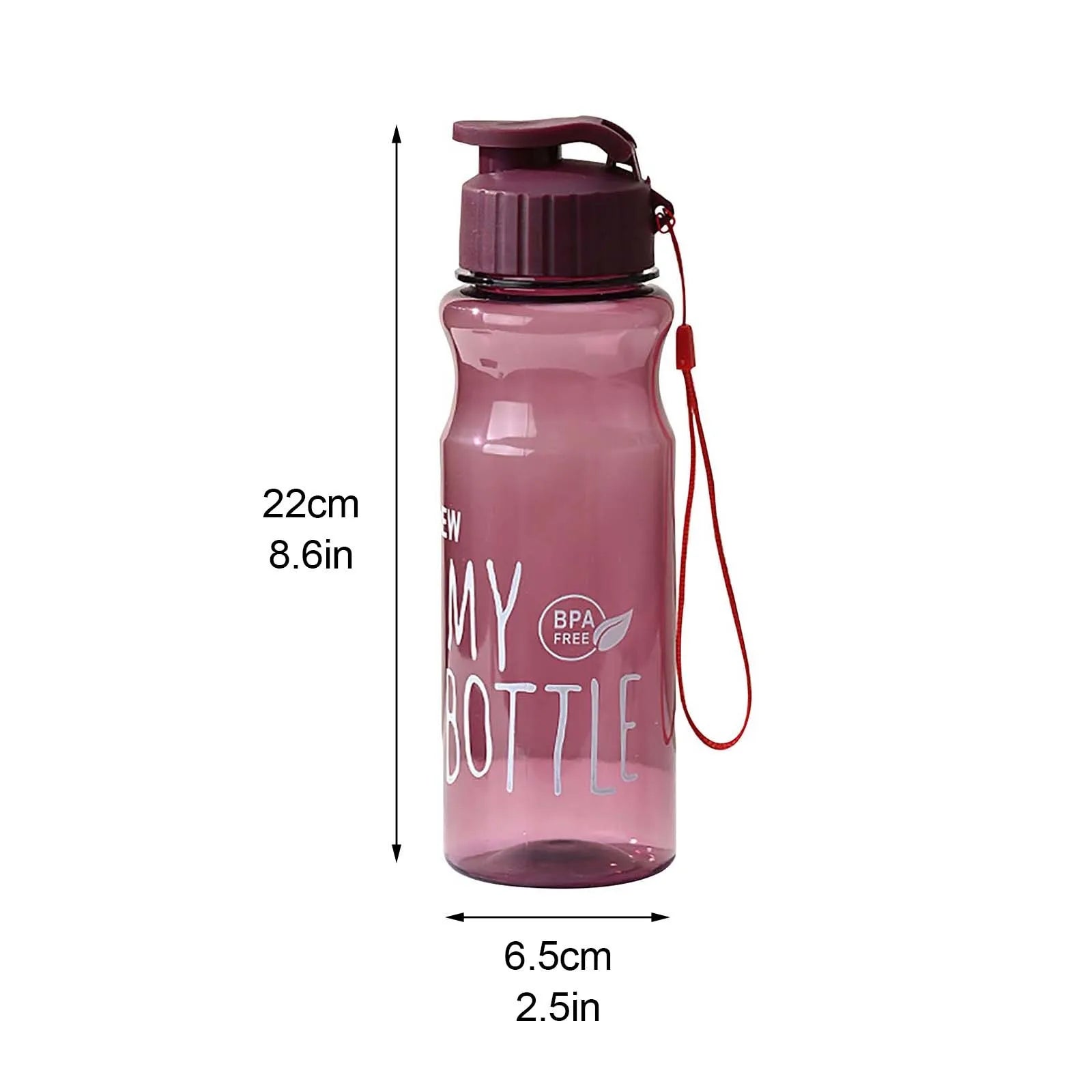 Bouteille d'eau créative pour hommes et femmes, 1 pièce, bouteille d'eau de sport, grande capacité, tasse d'extérieur, verres de Fitness