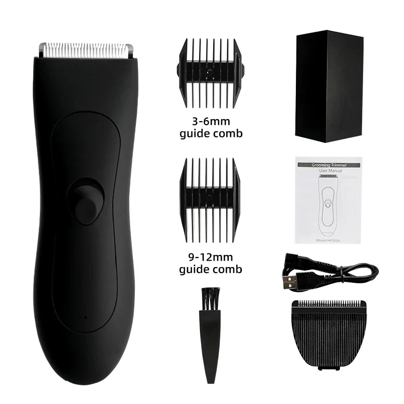 Men's body trimmer, men's balls, women's razor, bikini hair removal trimmer, groin and body razor, groomer, arm and beard razor