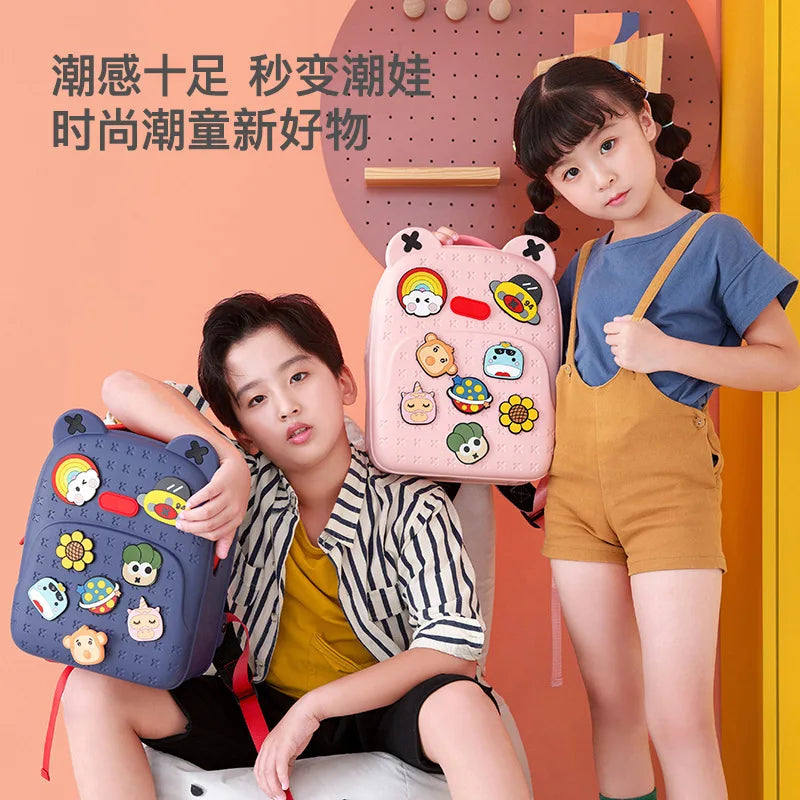 Sac à dos d'école étanche pour fille et garçon, à motif de dessin animé, à la mode, pour la maternelle, Kawaii, cadeau