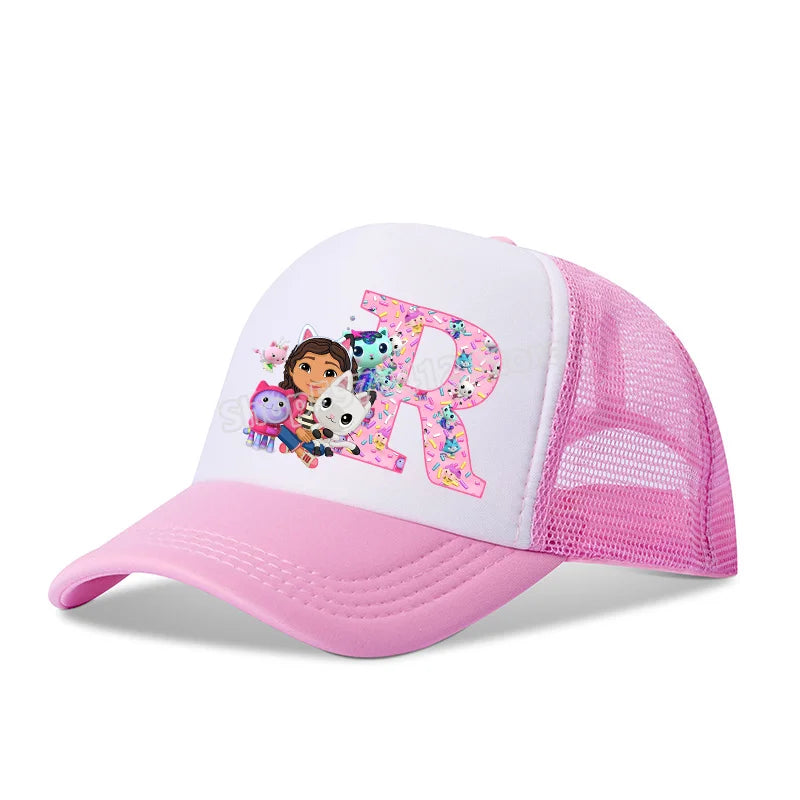 Gabby Dollhouses enfants casquettes de Baseball dessin animé Anime chapeau décontracté Sports de plein air chapeau de soleil réglable casquette à visière fille mignon cadeau d'anniversaire